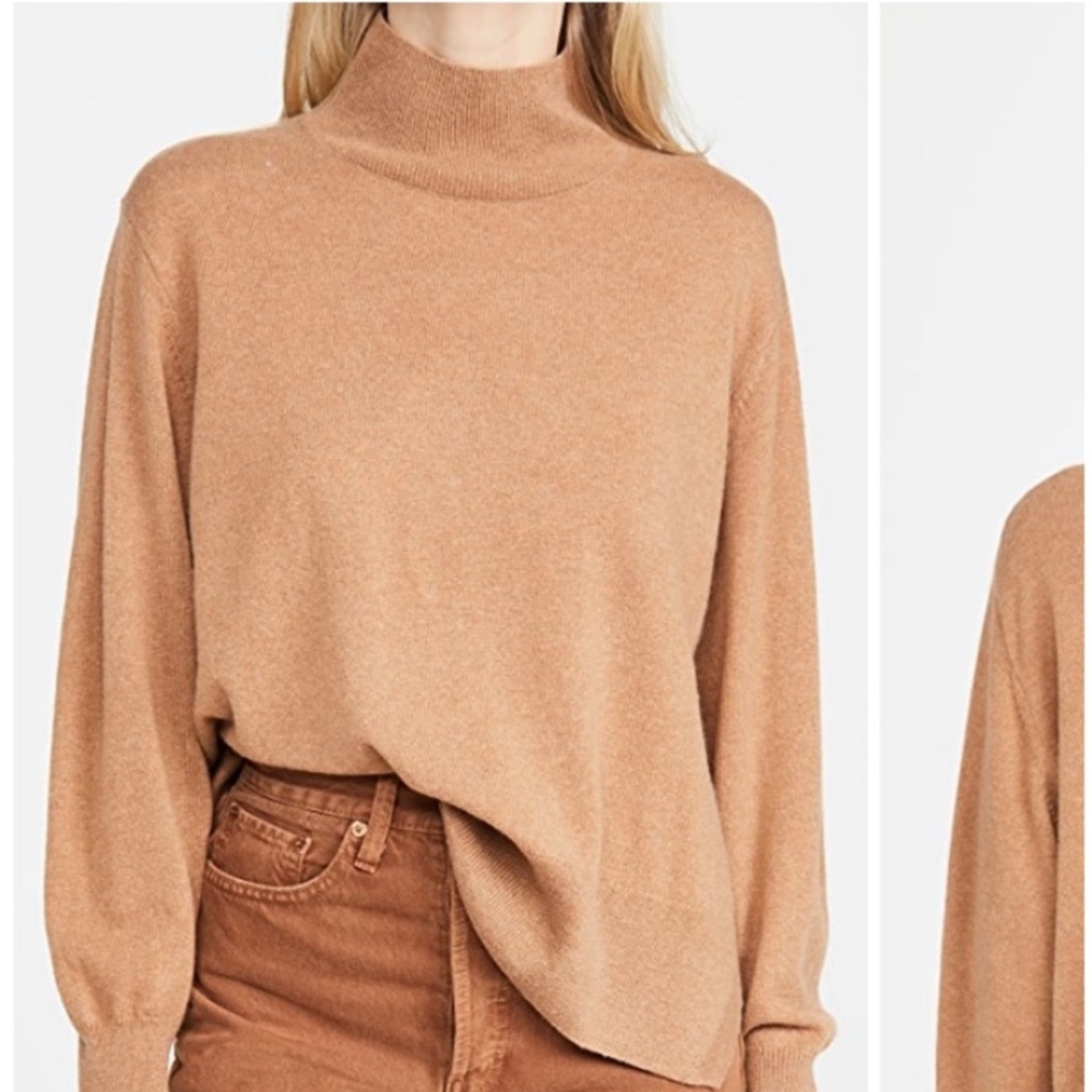 AYR The Swag Cashmere Sweater in crème brûlée